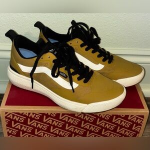 Vans Yellow and Black Sneakers